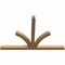 Ekena Millwork Richland Timber Gable Bracket, Western Red Cedar, 72"W x 48"H x 3 1/2"D x 3 1/2"F, 16/12 Pitch GBW072X48X0404RIC00SWR - alternate 5
